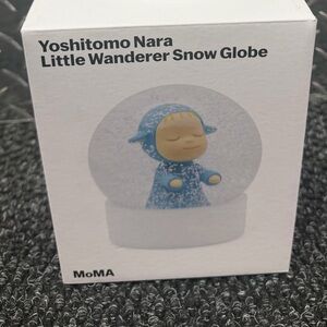 Yoshitomo Nara Snow Globe Little Wanderer Blue 2025 Limited Japan Art Figure